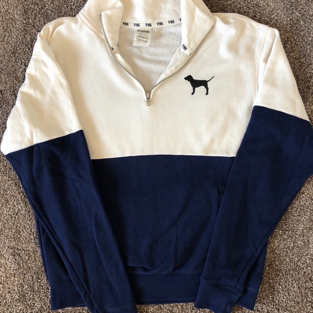 Victoria’s Secret Pink 1/4 zip Sweatshirt